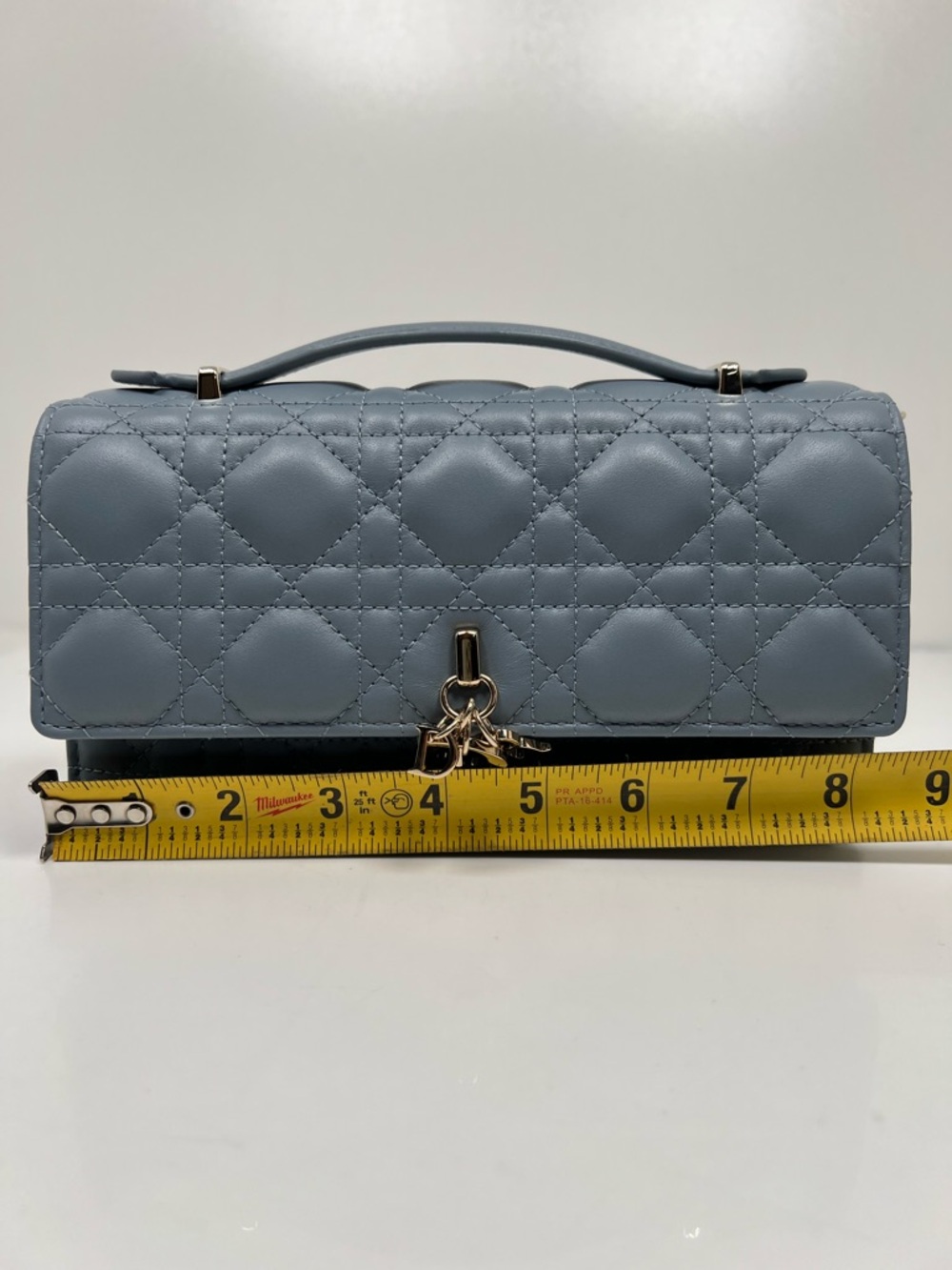 My Dior Mini Bag Cloud Blue Cannage Lambskin - Picture 12 of 15